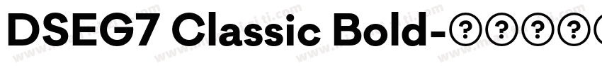 DSEG7 Classic Bold字体转换